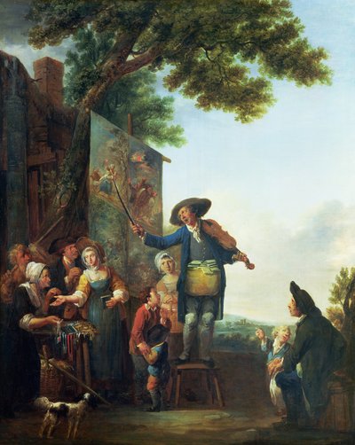 The Violinist by Francois Louis Joseph Watteau